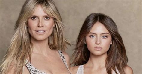 heidi klum and daughter nude|Heidi Klum films daughter Leni in see